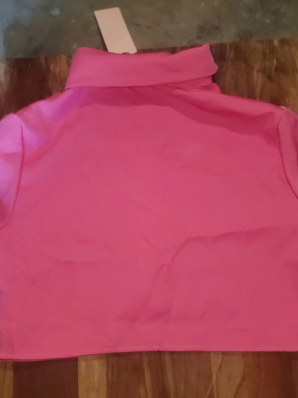 Mica Pink Button-Front Crop Top & Skirt Set